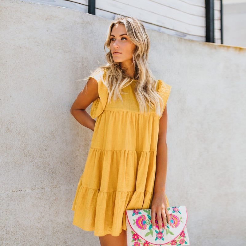 Women's Clothing Fashion Mid-length Cake Dress