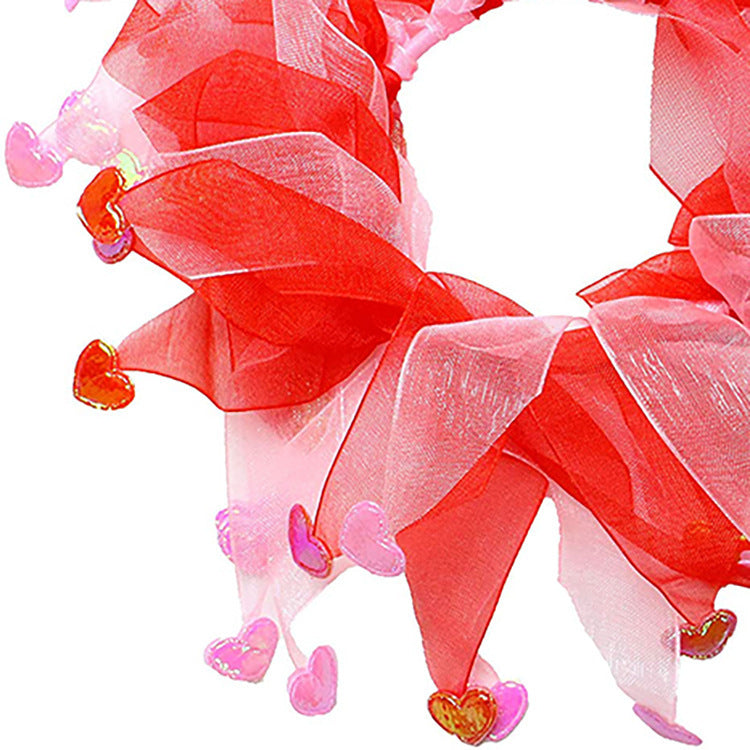 2026 Pets Valentine's Day Decoration Pet Scar Valentine's Day Hairband Dog Party Decoration Prop Dog Accessories Pet Products